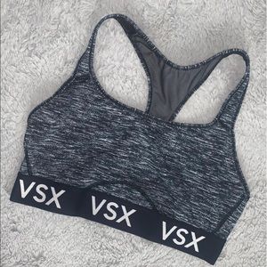 Victoria’s Secret Sports Bra Large NWOT Grey